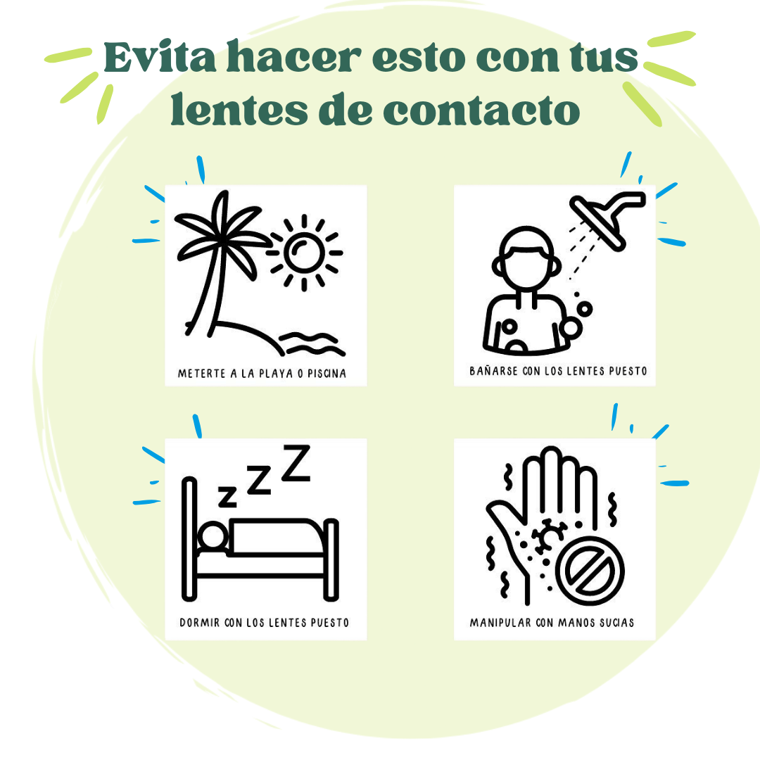 RECOMENDACIONES PARA EL USO DE LENTES DE CONTACTO
